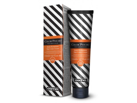 Osmo pusiau ilgalaikiai plaukų dažai Color Psycho Wild Orange oranžiniai 150ml Osmo pusiau ilgalaikiai plaukų dažai Color Psycho Wild Orange oranžiniai 150ml
